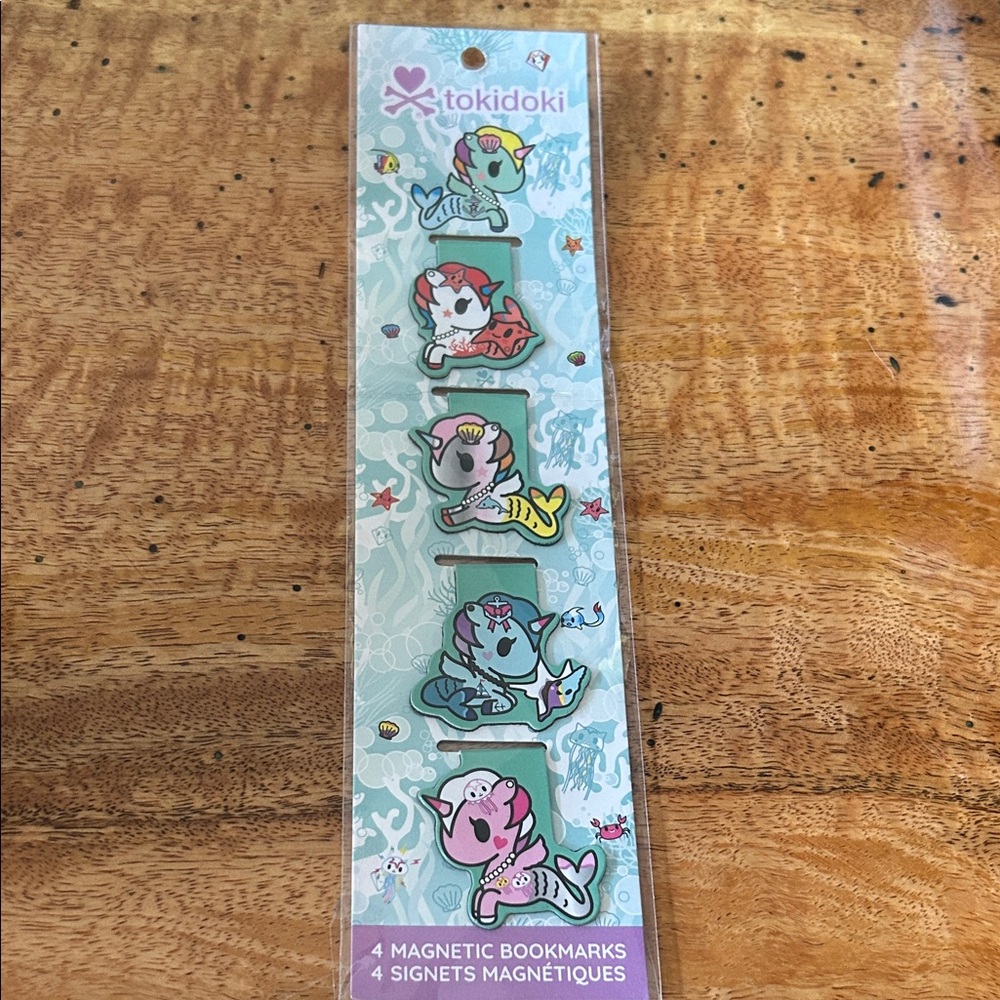 Tokidoki Colorful Unicorno Magnetic Bookmarks